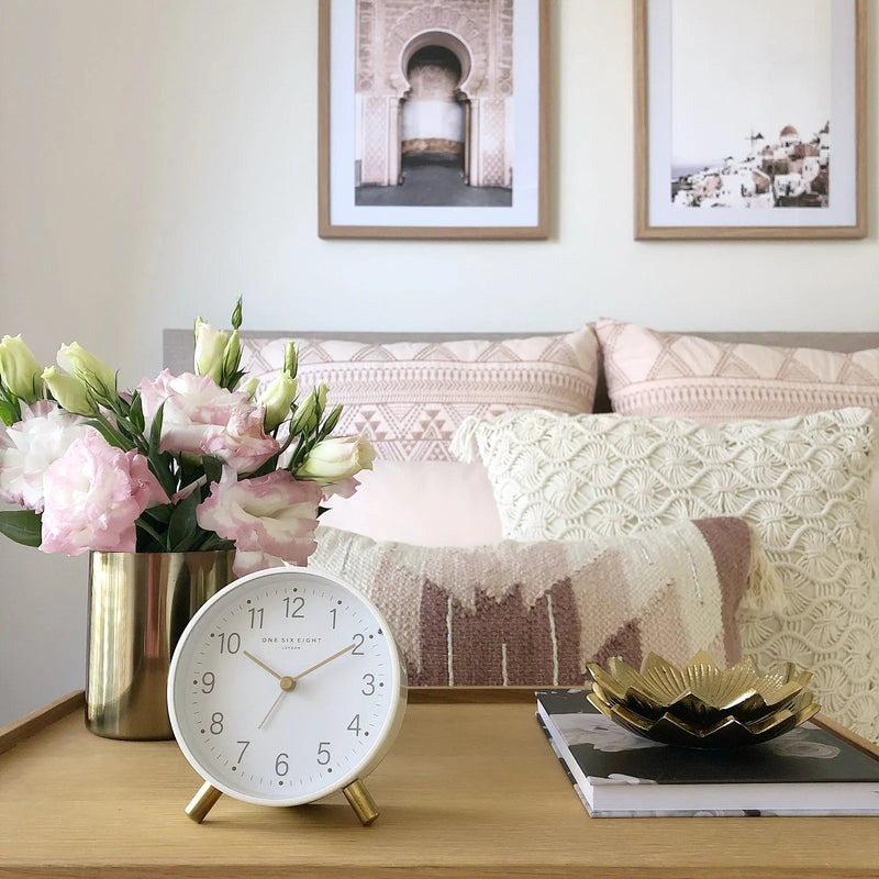 One Six Eight LondonSilent Alarm Clock - Maisie White