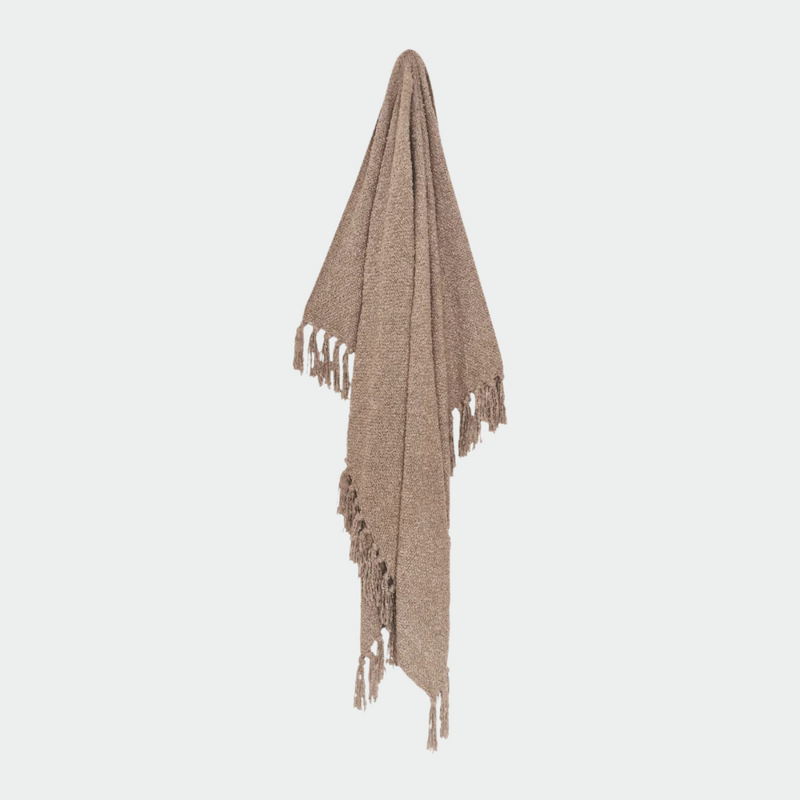 Jade Throw - Warm Taupe