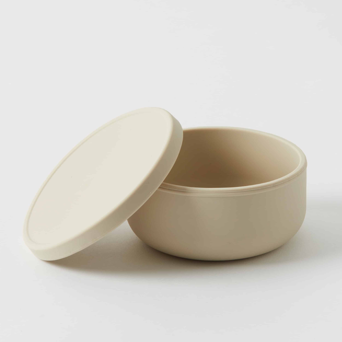 Henny Silicone Bowl with Lid - Almond