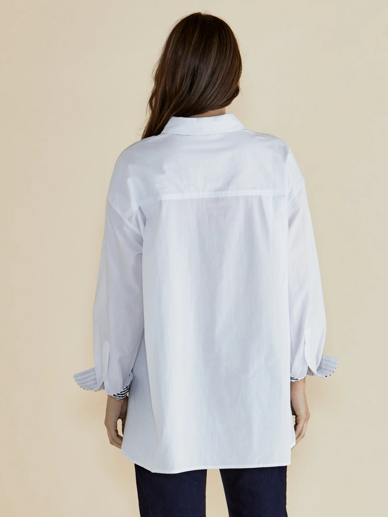 Claire Classic Shirt - White