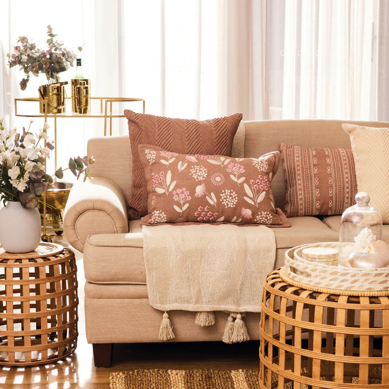 Chevvy Cushion - Warm Taupe