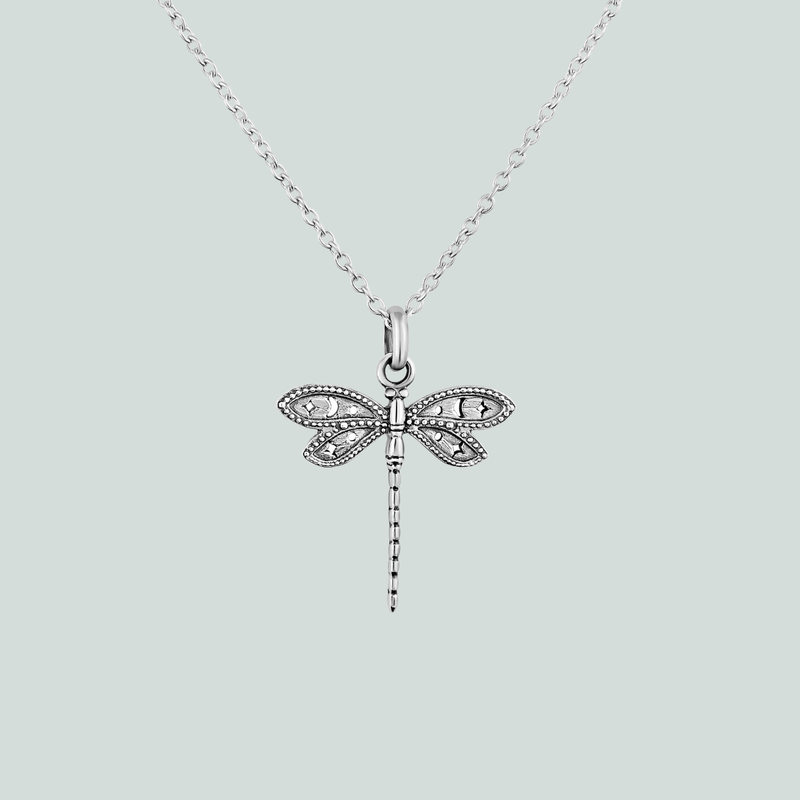 Wild Dragonfly Necklace