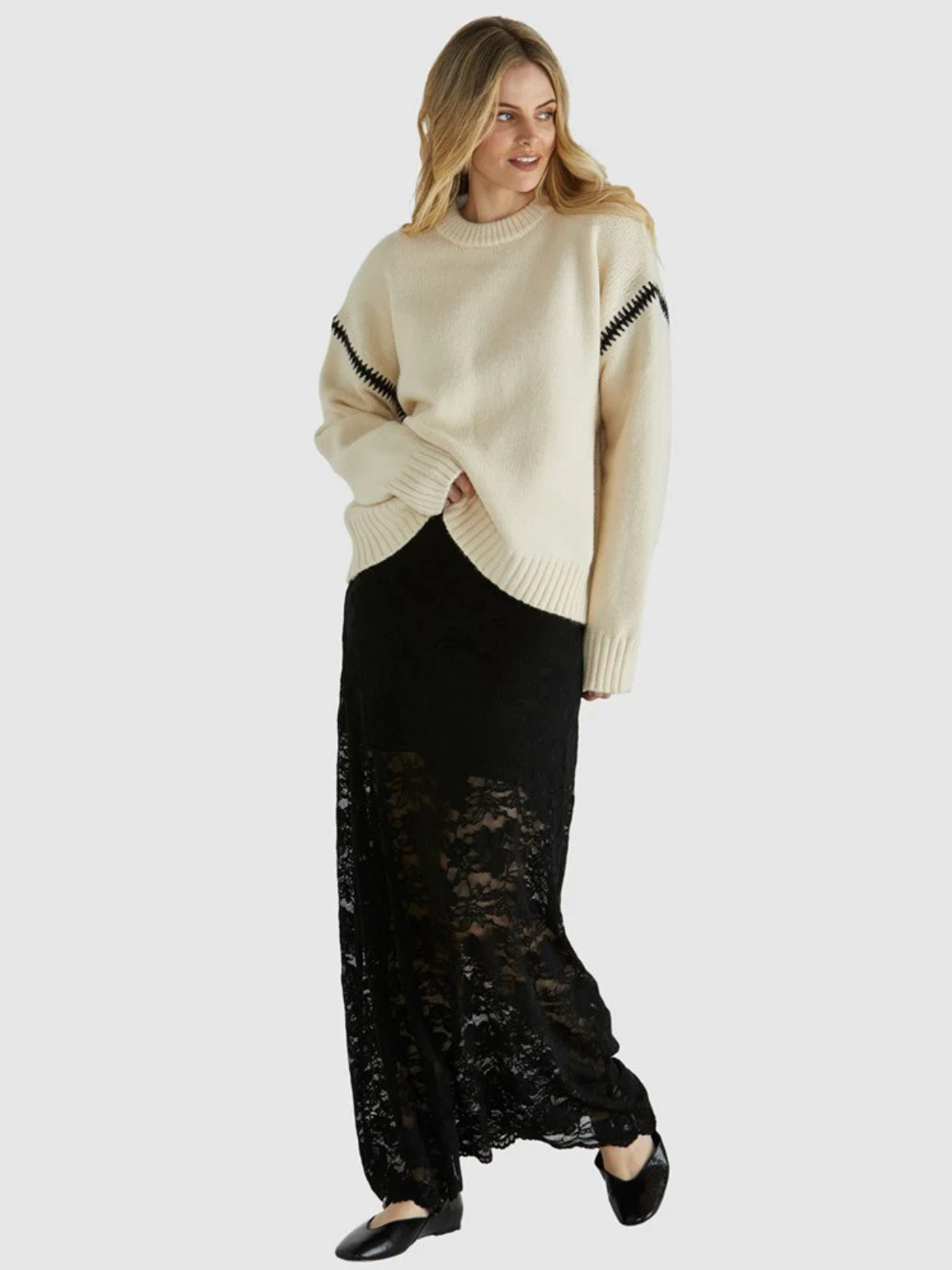 Sasha Knit - Ivory