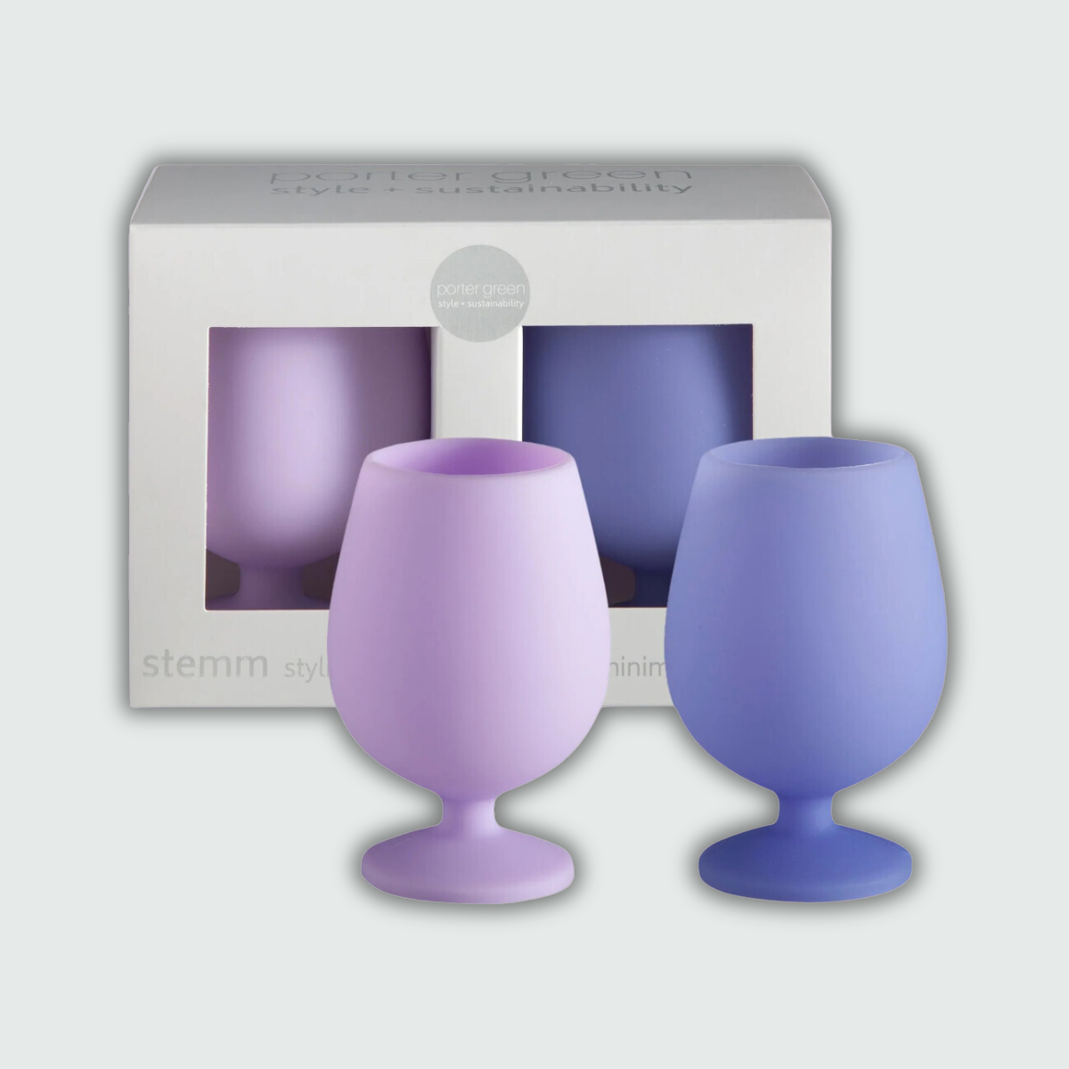 Tanzanite + Amethyst | Stemm | Silicone Unbreakable Wine Glasses