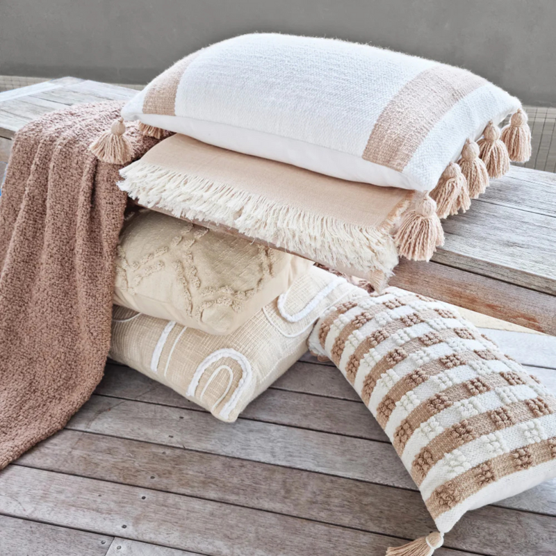 Jade Throw - Warm Taupe