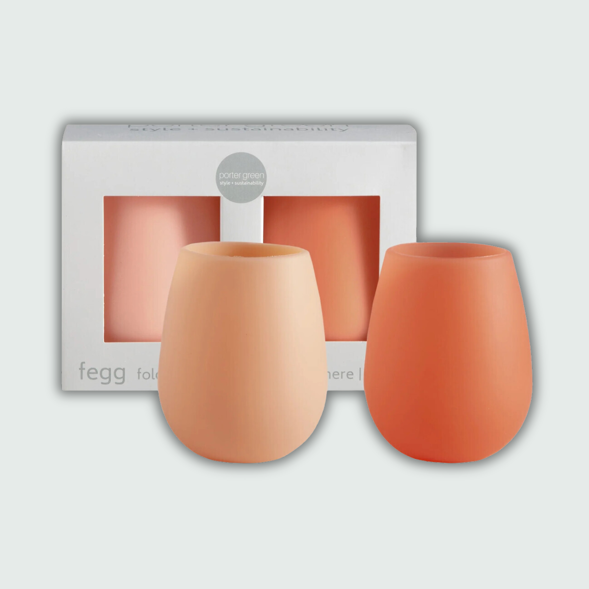 Cantaloupe + Tangelo | Fegg | Silicone Unbreakable Glasses