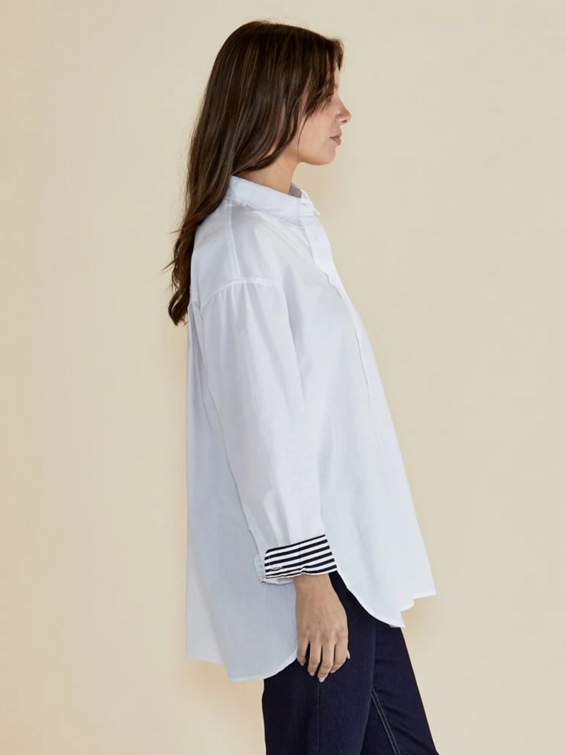 Claire Classic Shirt - White