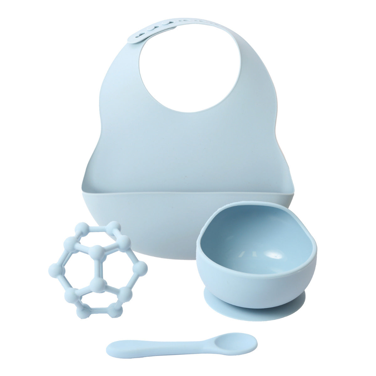 Silicone Dinner Set - Blue