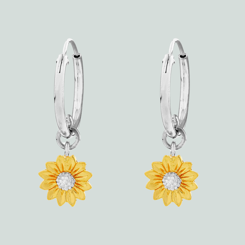 Delicate Sunflower Sleepers - Two Tone