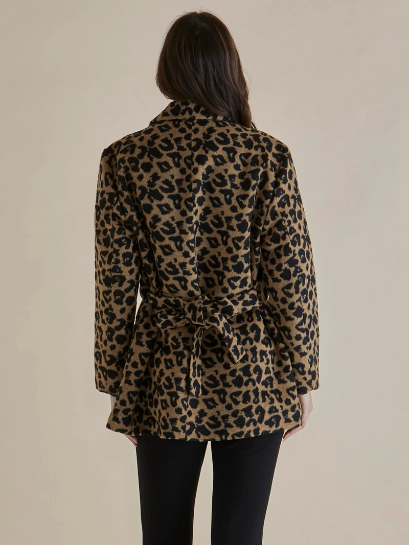 Prague Coat - Animal Print
