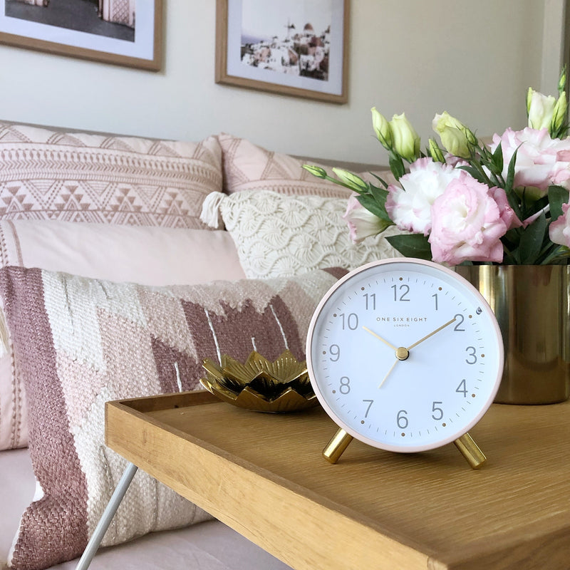Silent Alarm Clock - Maisie Blush