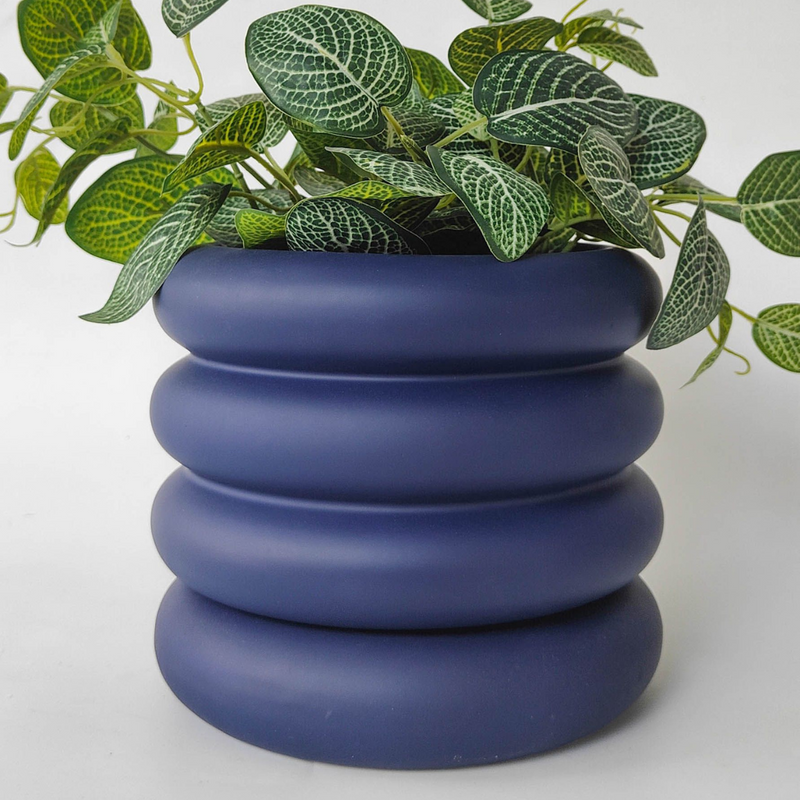Naomi Ring Planter - Midnight