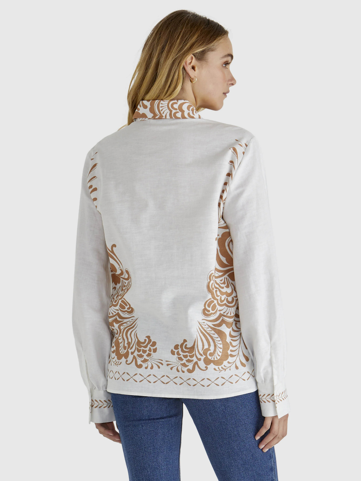 Brandy Top - Chai Print