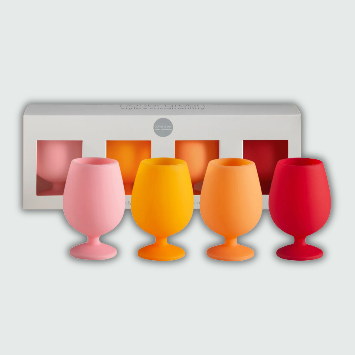 Sunset | Stemm | Silicone Unbreakable Wine Glasses