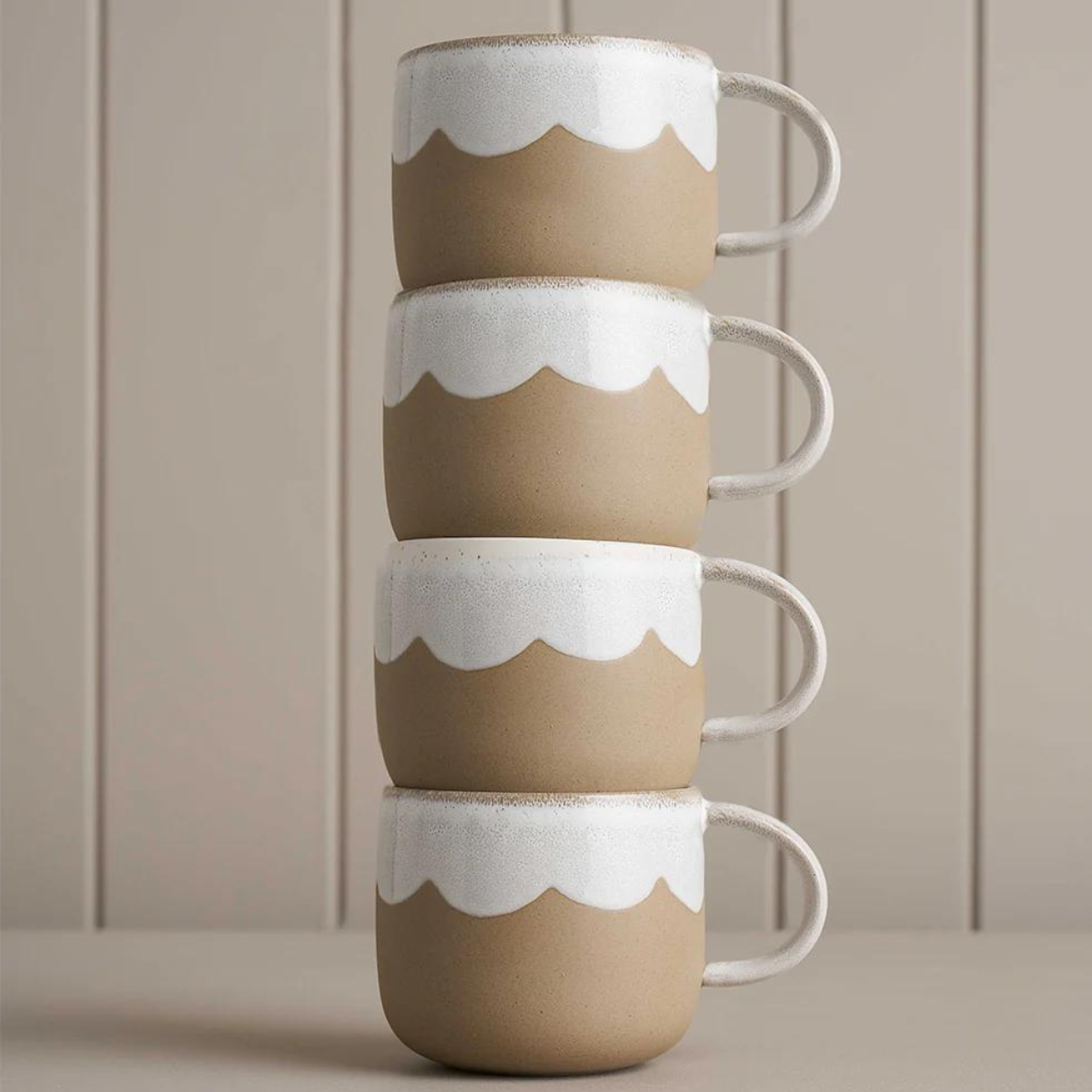 Breakfast In Bed Snow - My Mugs 4 Pack