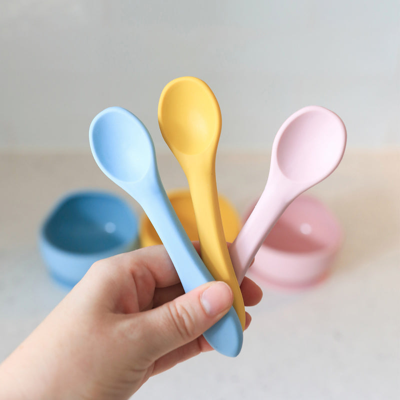 Silicone Dinner Set - Blue