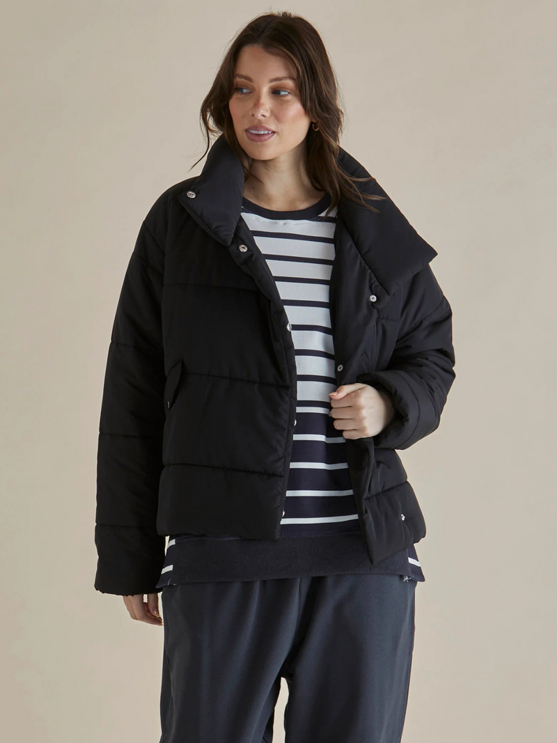 Presley Puffer Jacket - Black