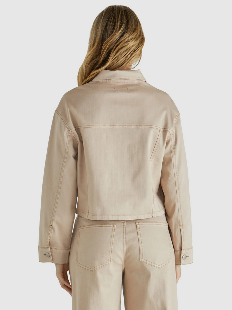 Reece Jacket - Tan Wash