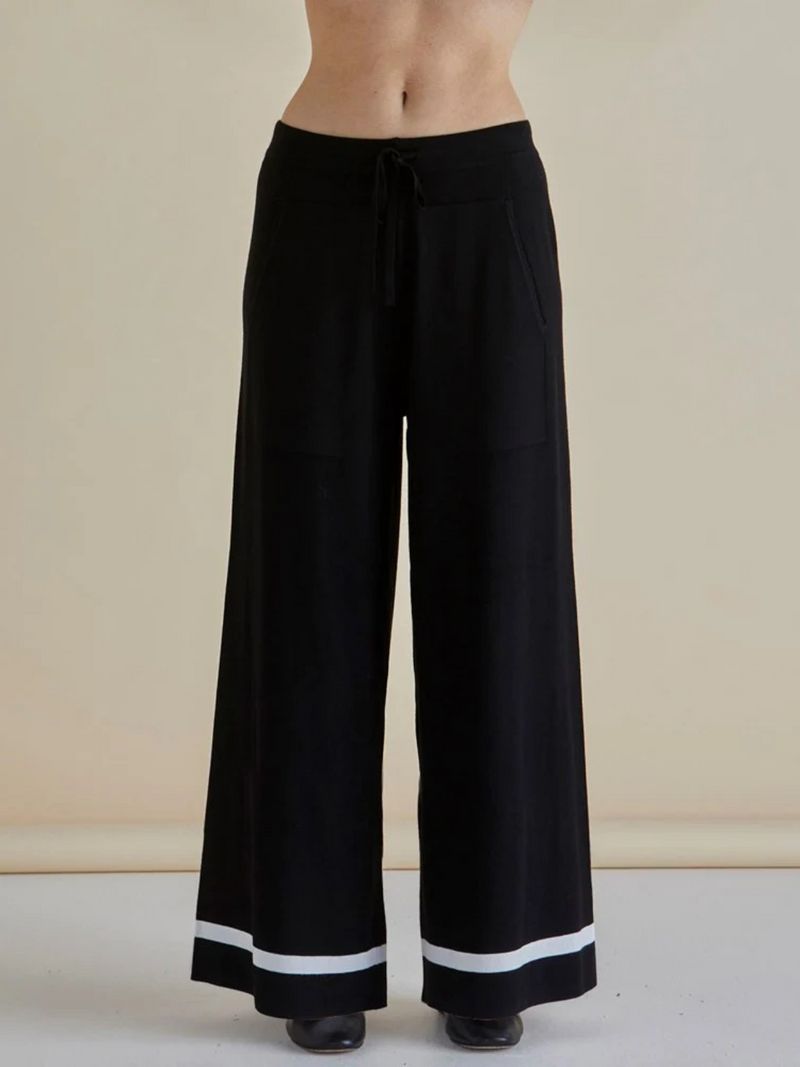 Delphine Knit Pant - Black