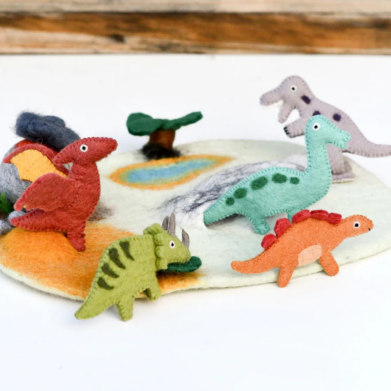 Dinosaur Finger Puppets Set