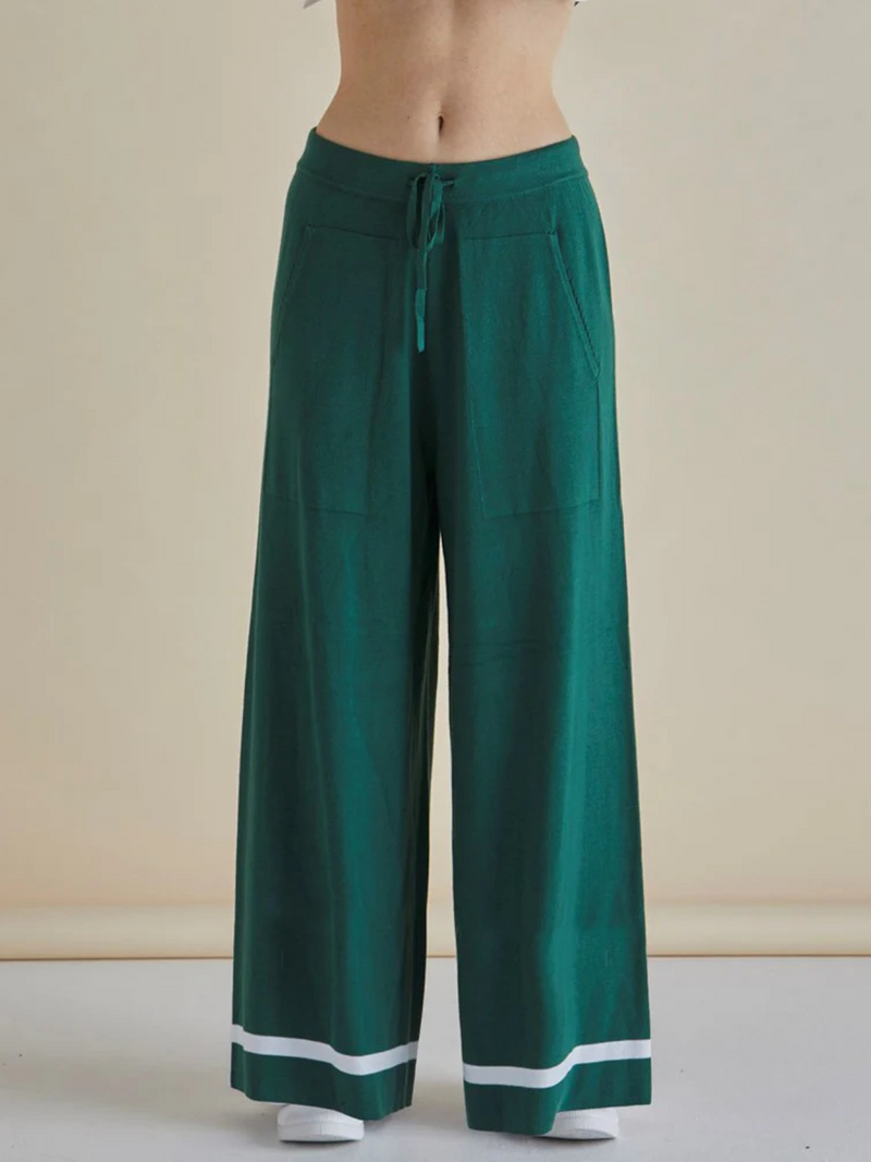 Delphine Knit Pant - Basil
