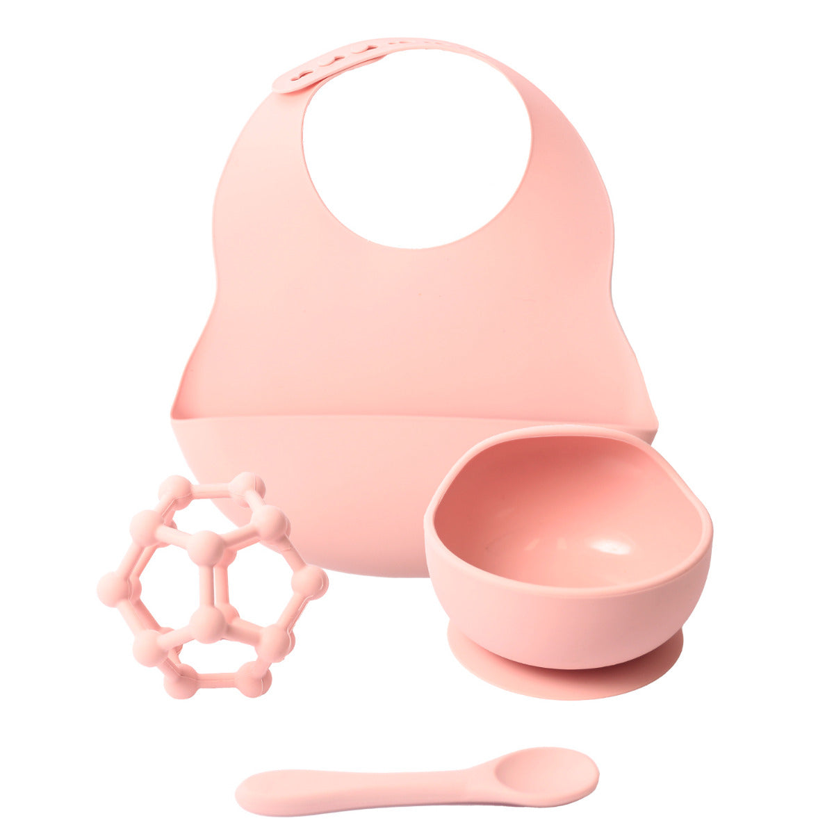 Silicone Dinner Set - Pink