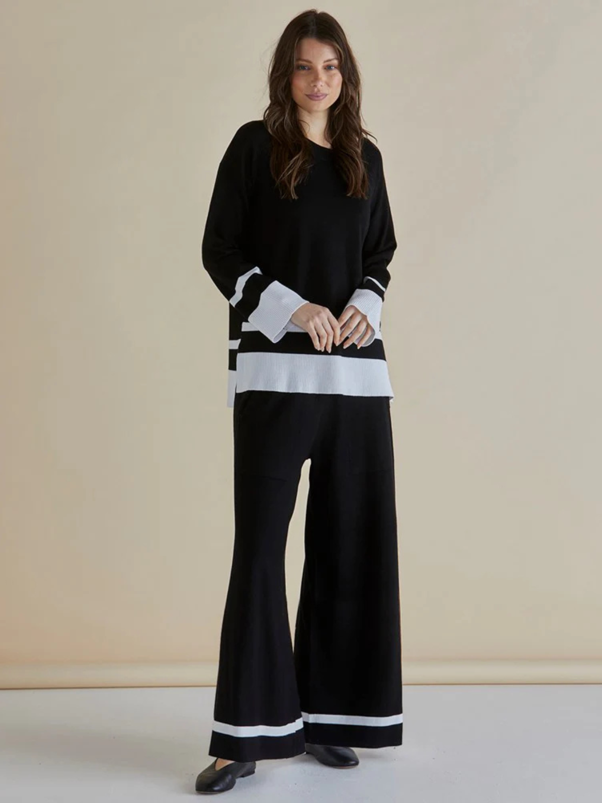 Delphine Knit Pant - Black