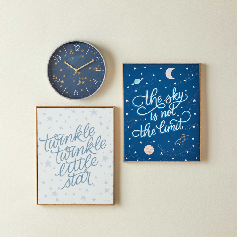Starry Night Wall Clock