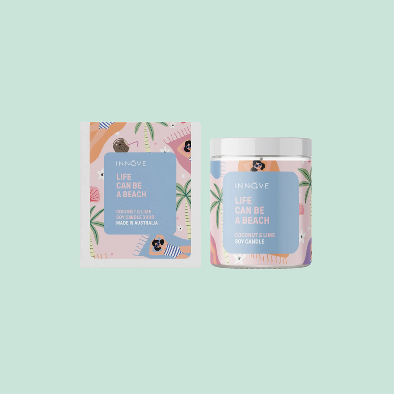 Life Can Be A Beach Candle