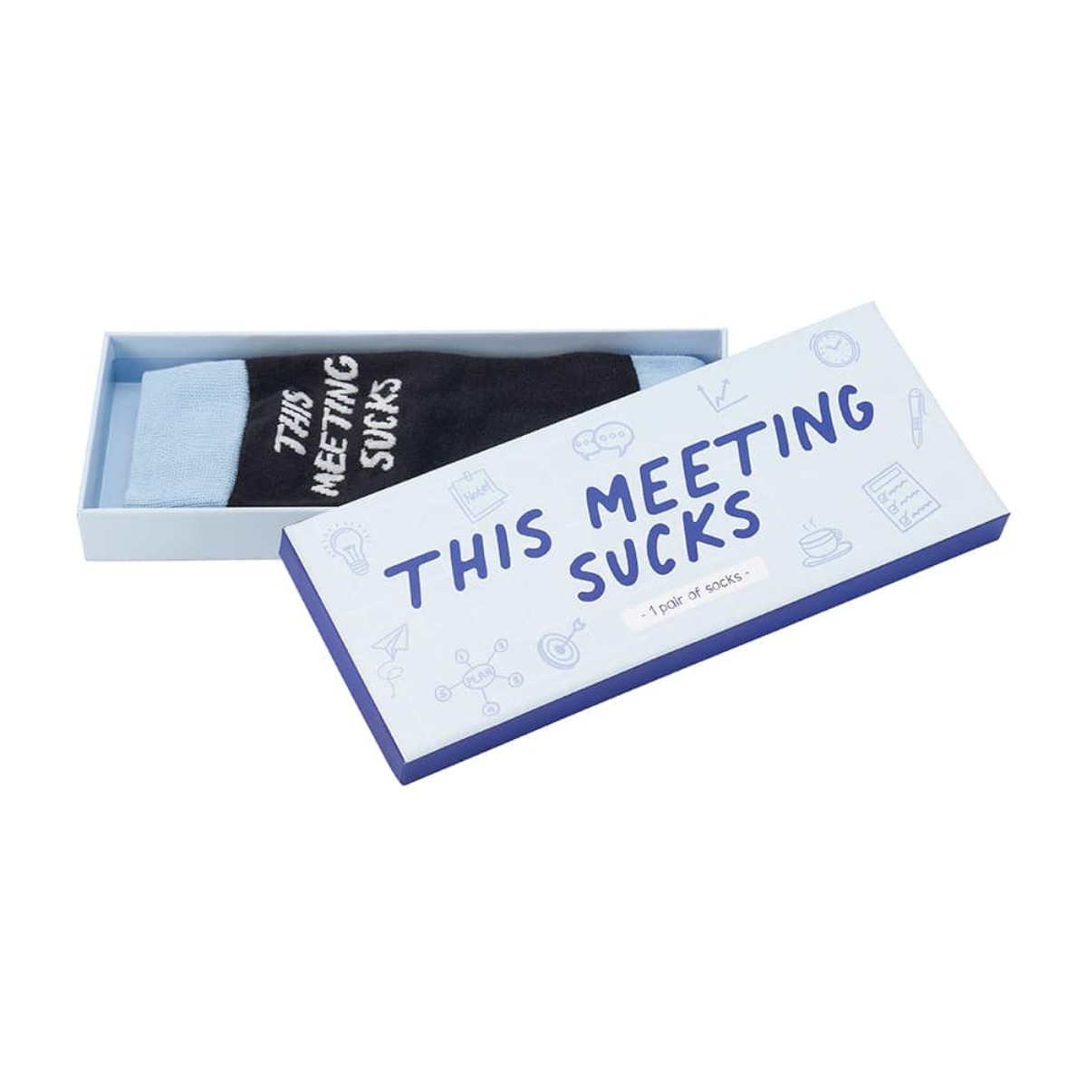 Boxed Mens Socks - This Meeting Sucks