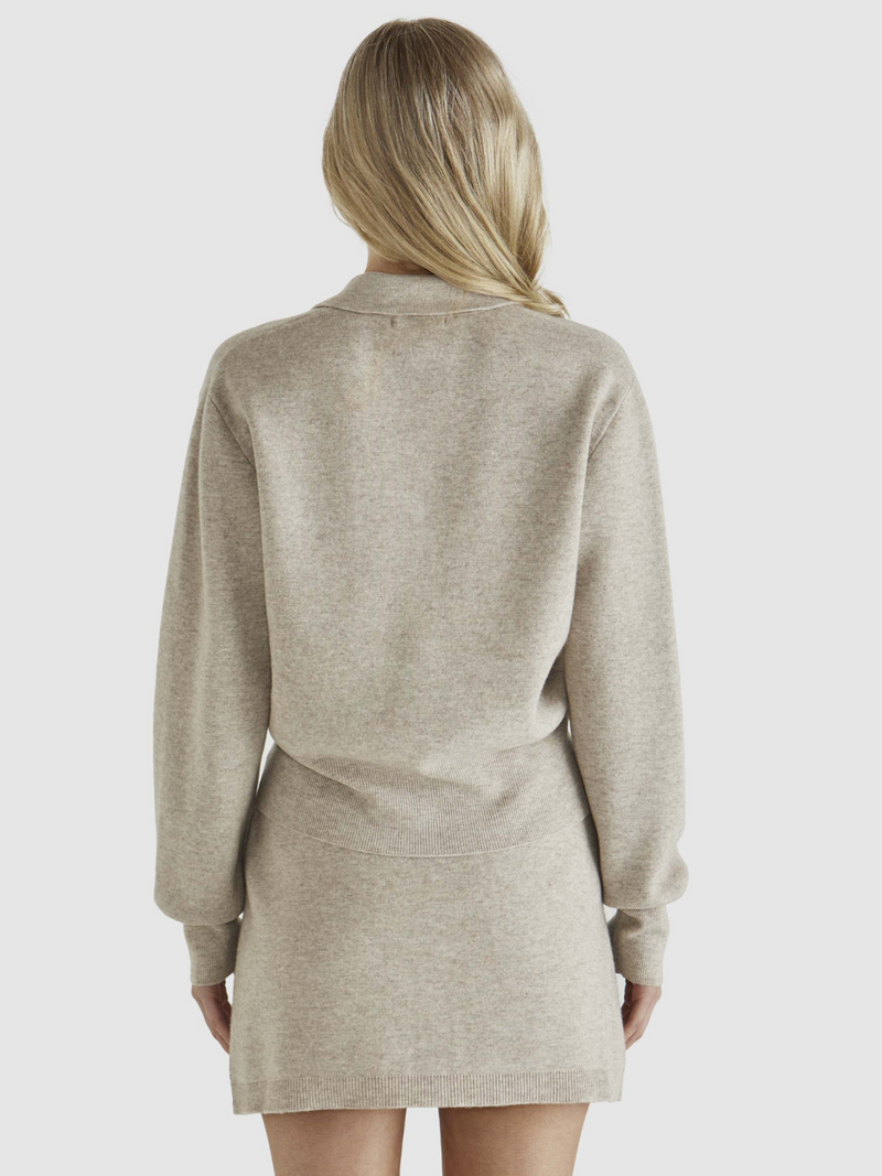 Baldwin Knit Jacket - Oatmeal