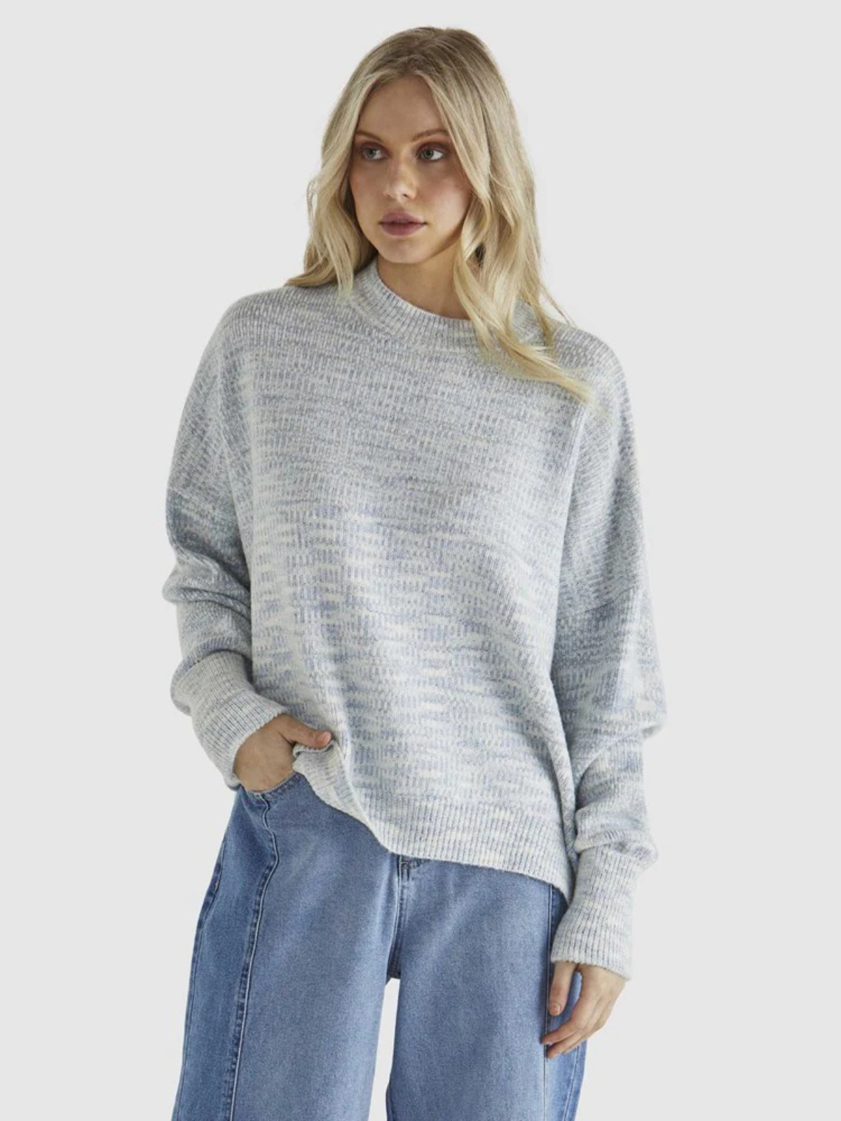 Kirsha Knit - Blue Marle