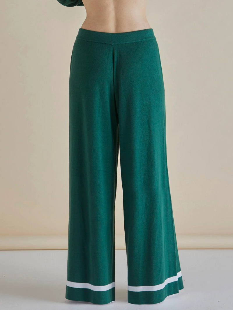 Delphine Knit Pant - Basil