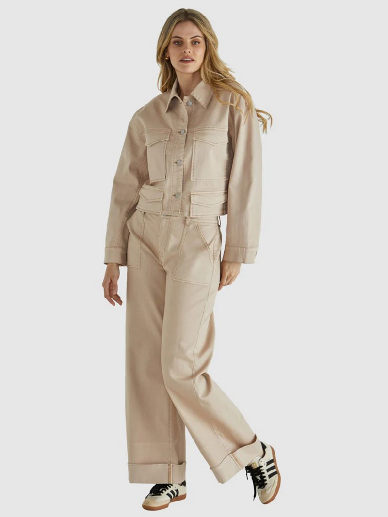 Reece Jacket - Tan Wash