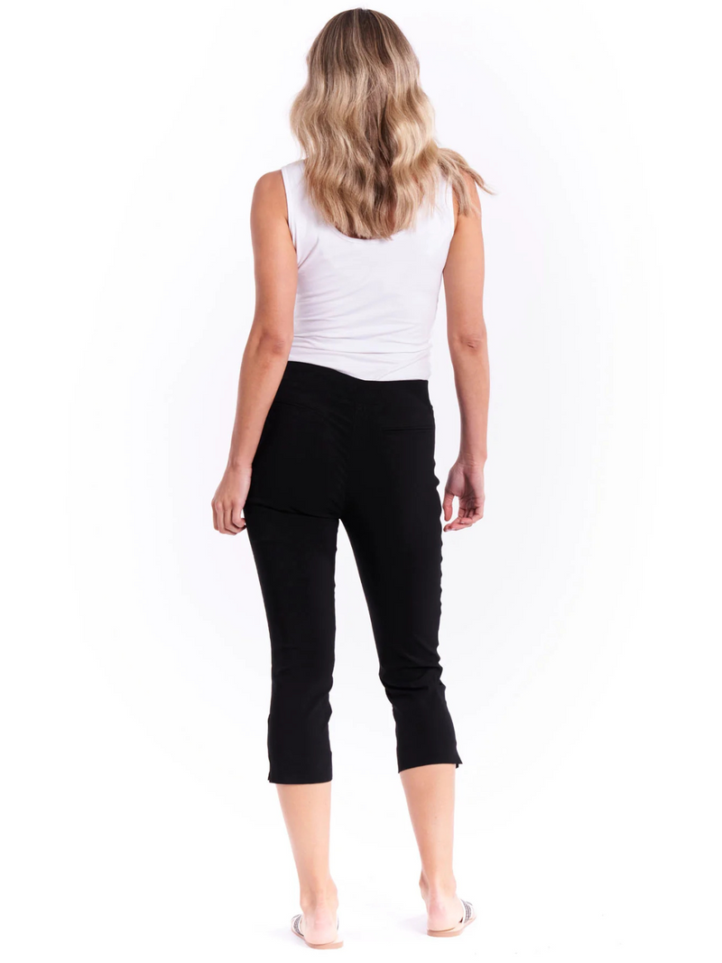 Crop Bengaline Pant - Black