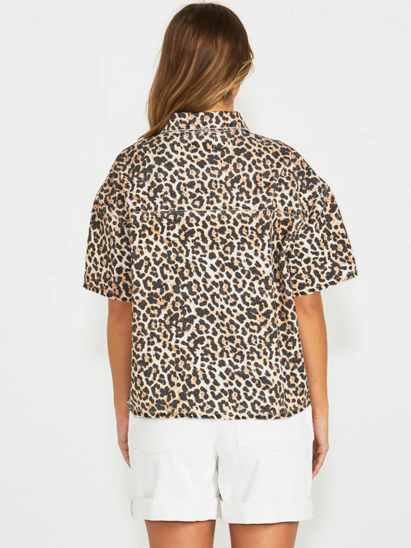 Wyatt Short Sleeve Denim Shirt - Vintage Animal