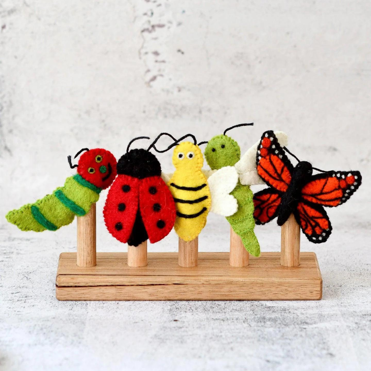 Insects and Bugs - Finger Puppet Set