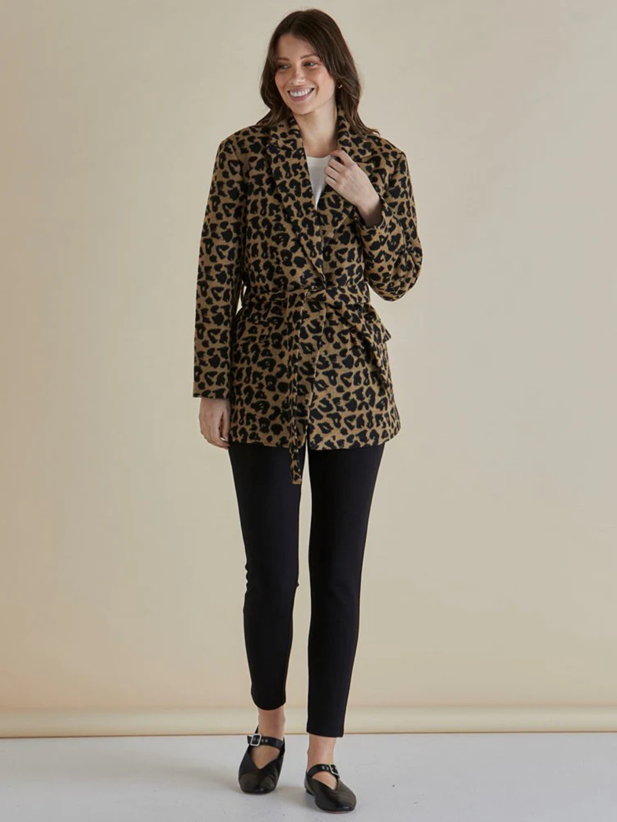 Prague Coat - Animal Print