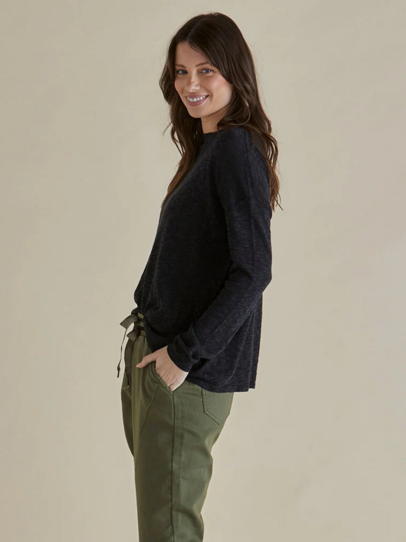 Natasha Knit Top - Black
