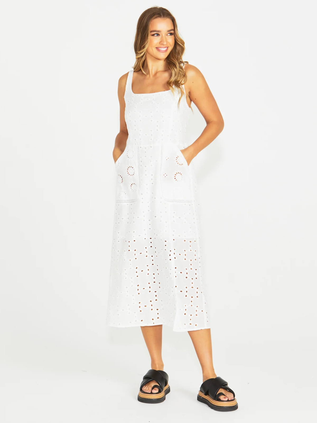 Kirby Midi Dress - Ivory