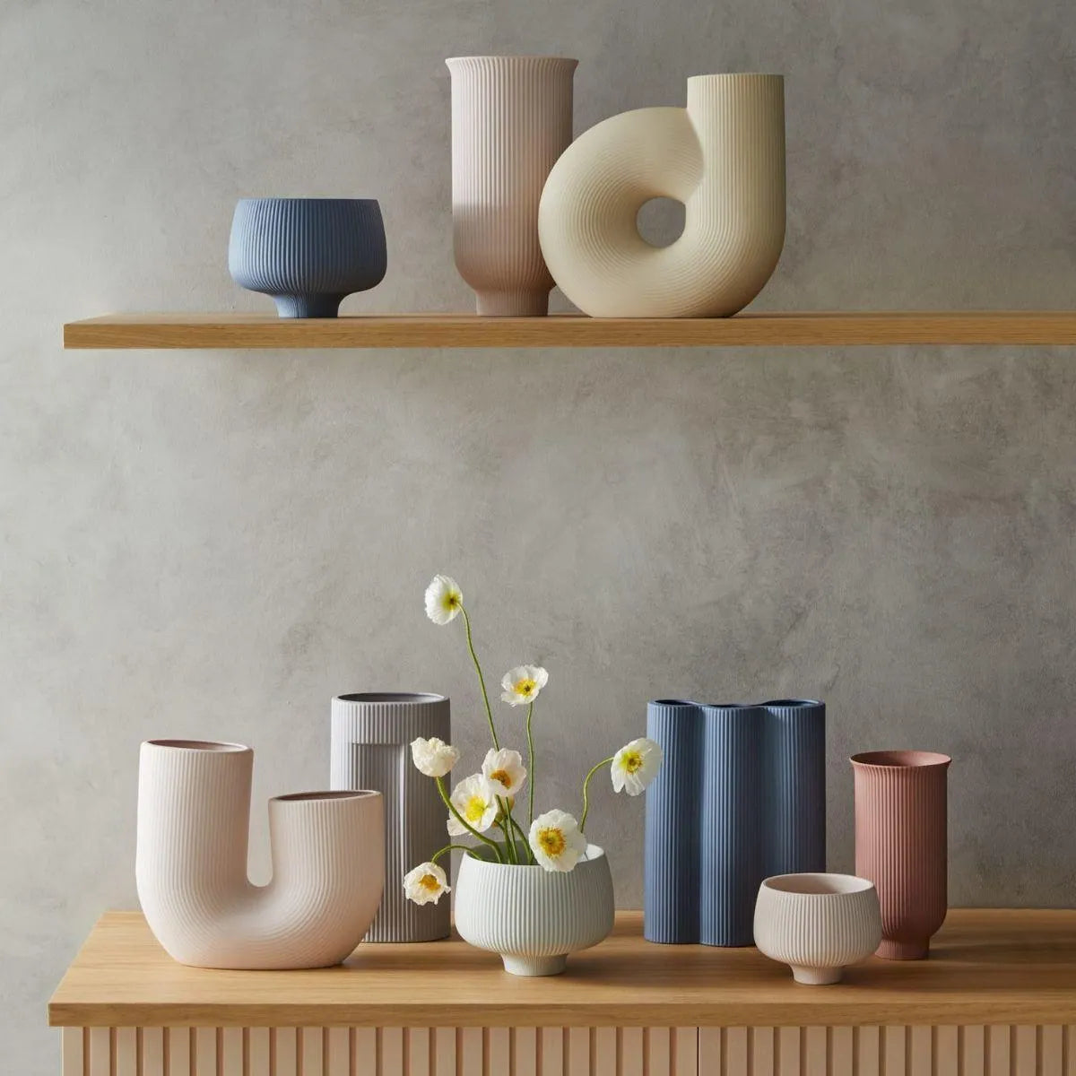 Oslo Vase - Almond - Pilbeam - Image 2