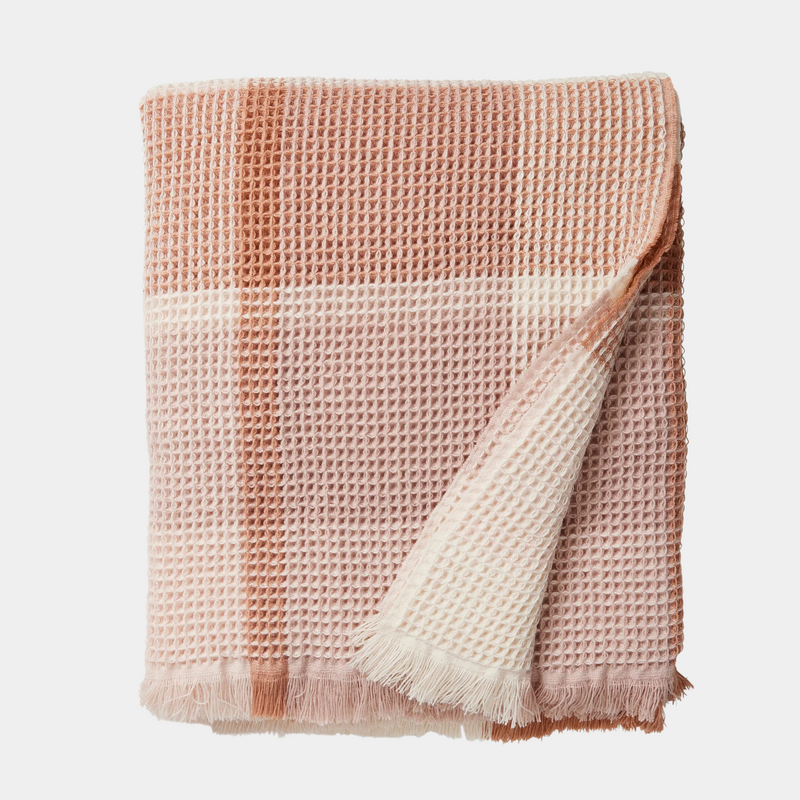 Otis Maple Waffle Throw - Madras Link - Image 1