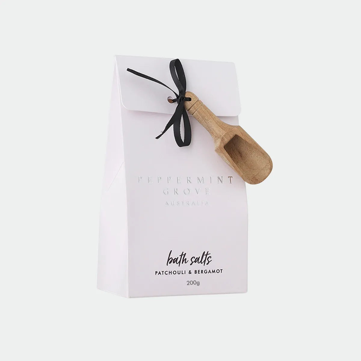 Patchouli & Bergamot Bath Salts - 200g - Peppermint Grove - Image 1