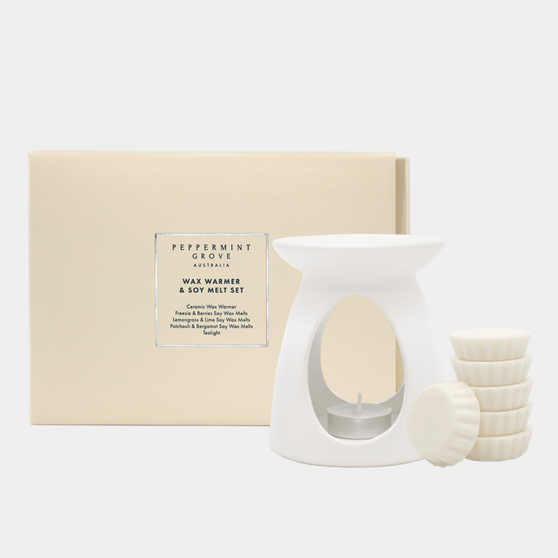 Peppermint GroveCeramic Warmer & Wax Melt Gift Set