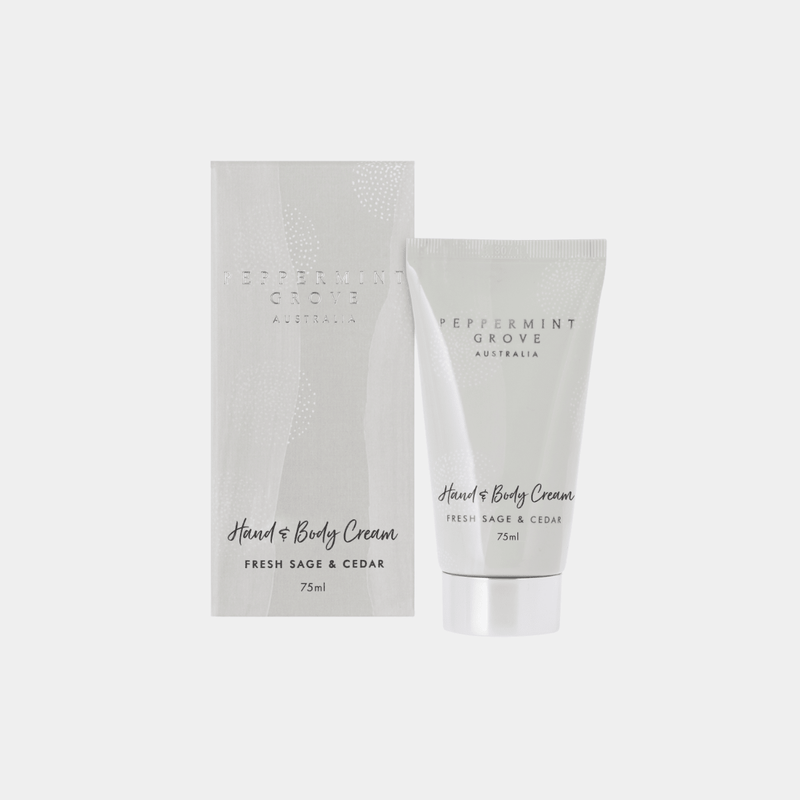Peppermint GroveFresh Sage & Cedar Hand Cream - 75ml