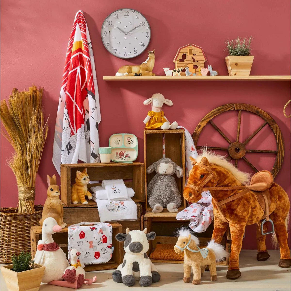 PilbeamCounting Sheep Wall Clock
