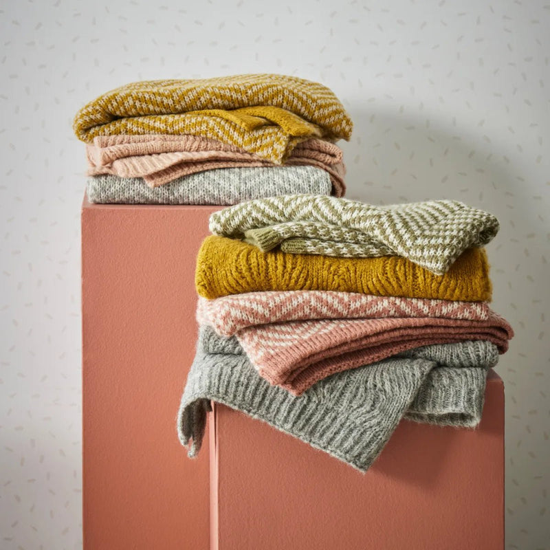 PilbeamFlorence Wool Blend Baby Blanket - Grey