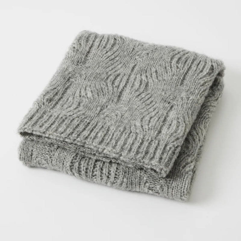 PilbeamFlorence Wool Blend Baby Blanket - Grey