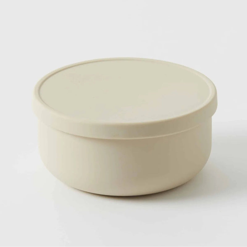 PilbeamHenny Silicone Bowl with Lid - Almond