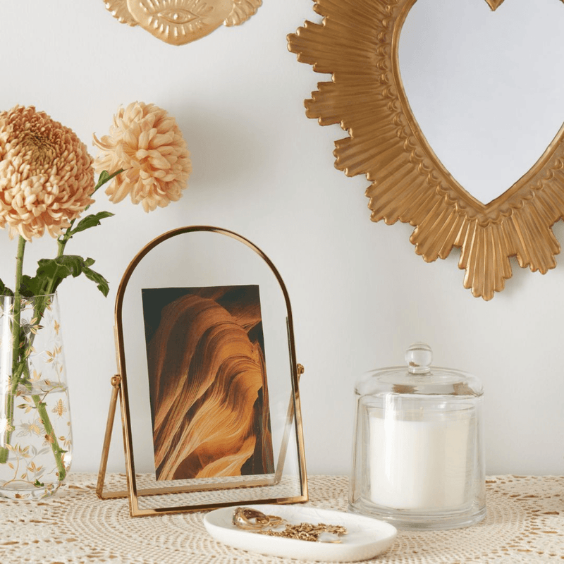 Pilbeam LivingAkira Large Photo Frame - Gold